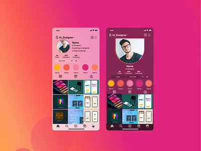 #daily ui challenge 006 User Profile dailyui ui uidailychallenge