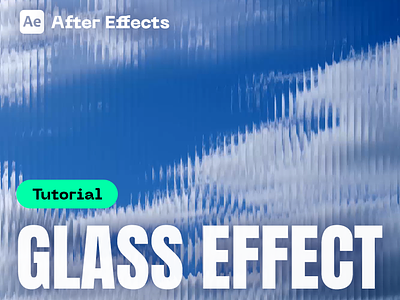 How to Make a Glass Effect in After Effects | Tutorial adobe after eeffects after effects design design process glass glass effect glasseffect glassmorphism graphic design graphic designer tutorial