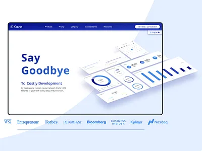 Kizen | Web Design ai design graphic design graphics tech tech graphics ui web web design webdesign