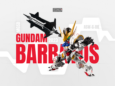 Redesign Landing Page MGSD Gundam #02 design gundam home page landing page redesign ui uxui web app website