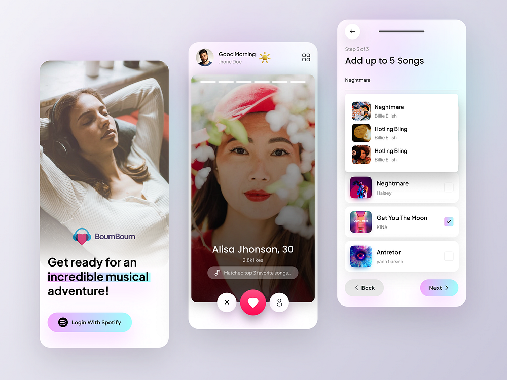 Tinder App Concept Designs, Themes, Templates And Downloadable Graphic 