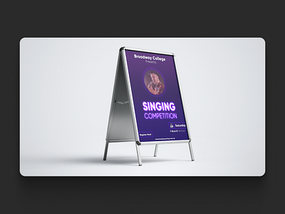 Singing Competition Banner Design design graphic design illustration photoshop poster