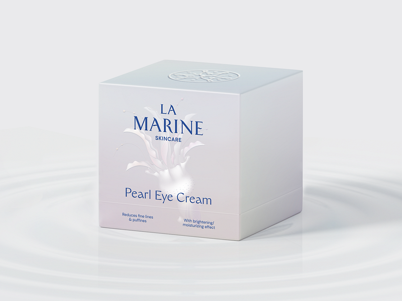 La Marine Skincare 3d beauty branding graphic design identity logo minimalistic modern pack packaging skincare