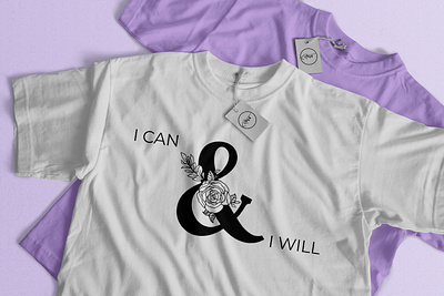 I can & I will // T-shirt Design // Clothing aesthetic apparel clothing creative designs custom tee graphic design minimal personalized t shirt unique style