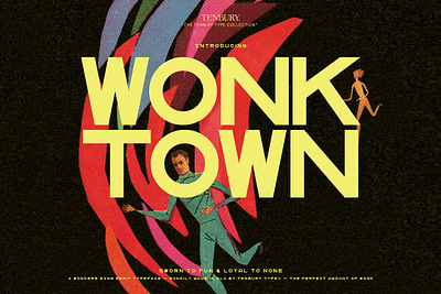 10B Wonktown Funky Little Sans 10b wonktown funky little sans tenbury type