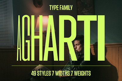 Agharti Bold Display Family vintage font