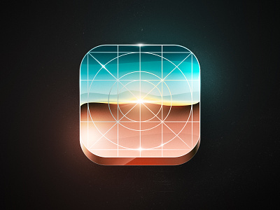 Chrome Icon 80s app app icon app store app store icon chrome chrome effect design glow graphic design icon icon design illustration ios app ios app icon ios icon retro