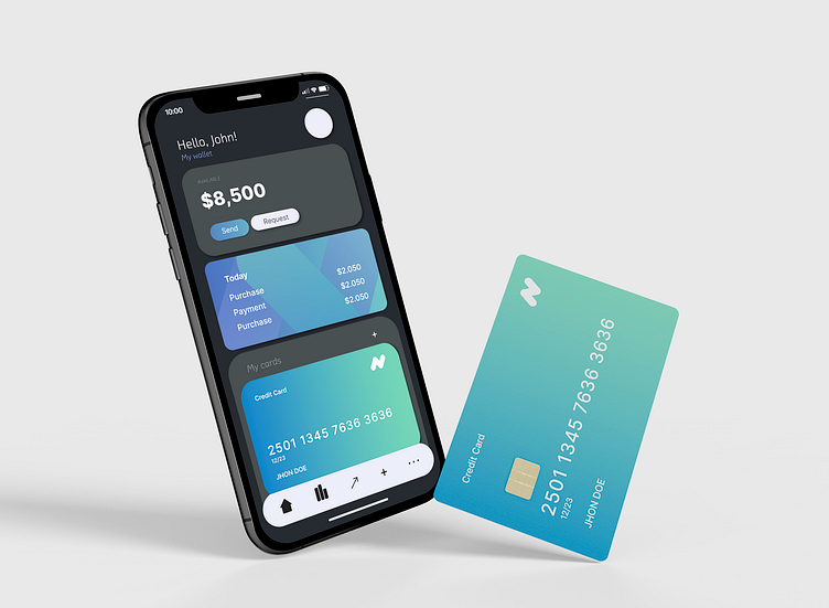 Banking App Interface UI Concept by Ahmad Iqbal on Dribbble