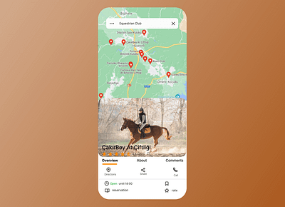 Map - Daily UI 029 029 app dailyui dailyui029 design figma location map mobile mobileapp ui uix101 ux