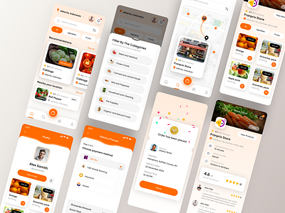 Groccery app UI design app app design app ui application ui design branding business uni design delivery app delivery app ui design e commerce app ui gorcery app ui kit graphic design groceries grocery app grocery app ui grocery app ui design grocery plus grocery app ui mockup ui ui ux ux