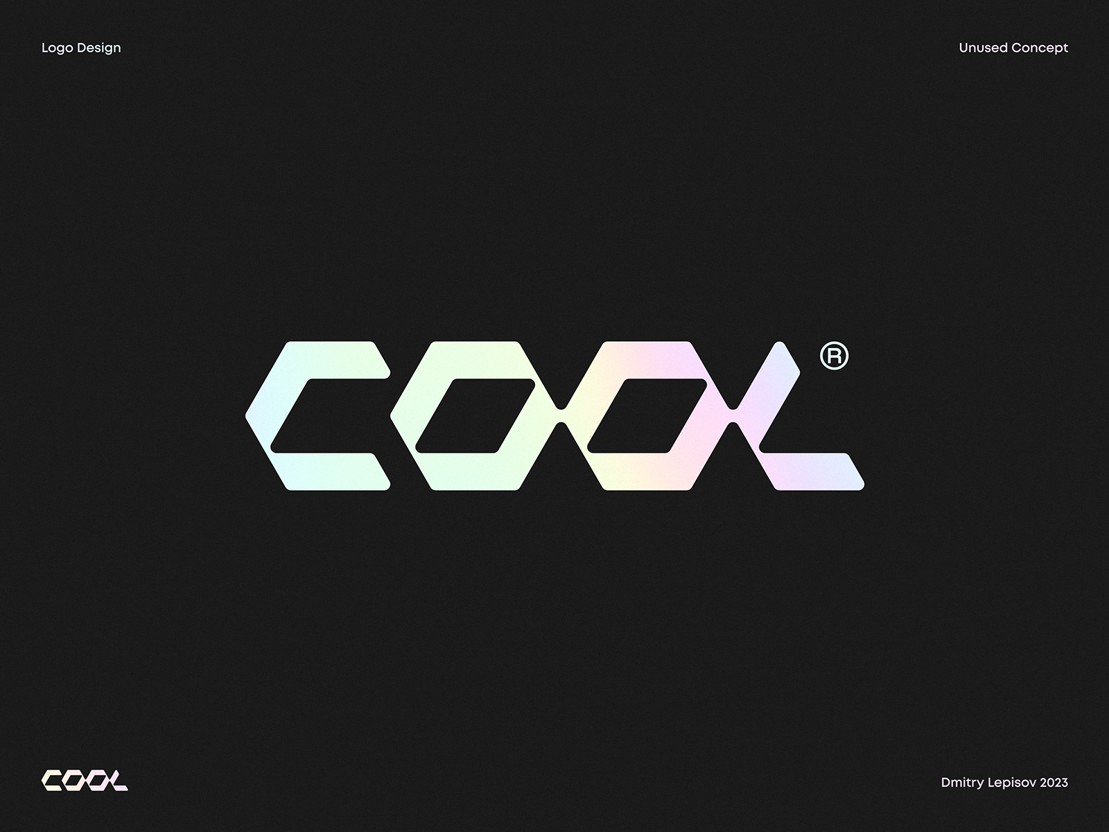 cool® Logo Concept ai biotech blockchain branding custom edutech fintech gradient hologram icon identity lettering logo neuronet pearl saas tech type typography web3