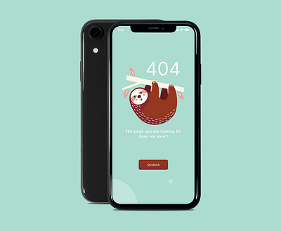 #Dailyui008 | 404 Error for a mobile app 404error 404errorpage animation appdesign challenge008 dailyui dailyui008 dailyuichallenge errorpage figma photoshop ui uidesign uidesigntrends uiux websitedesign