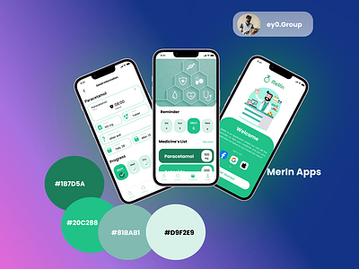 MerIn Apps apps healty medical ui
