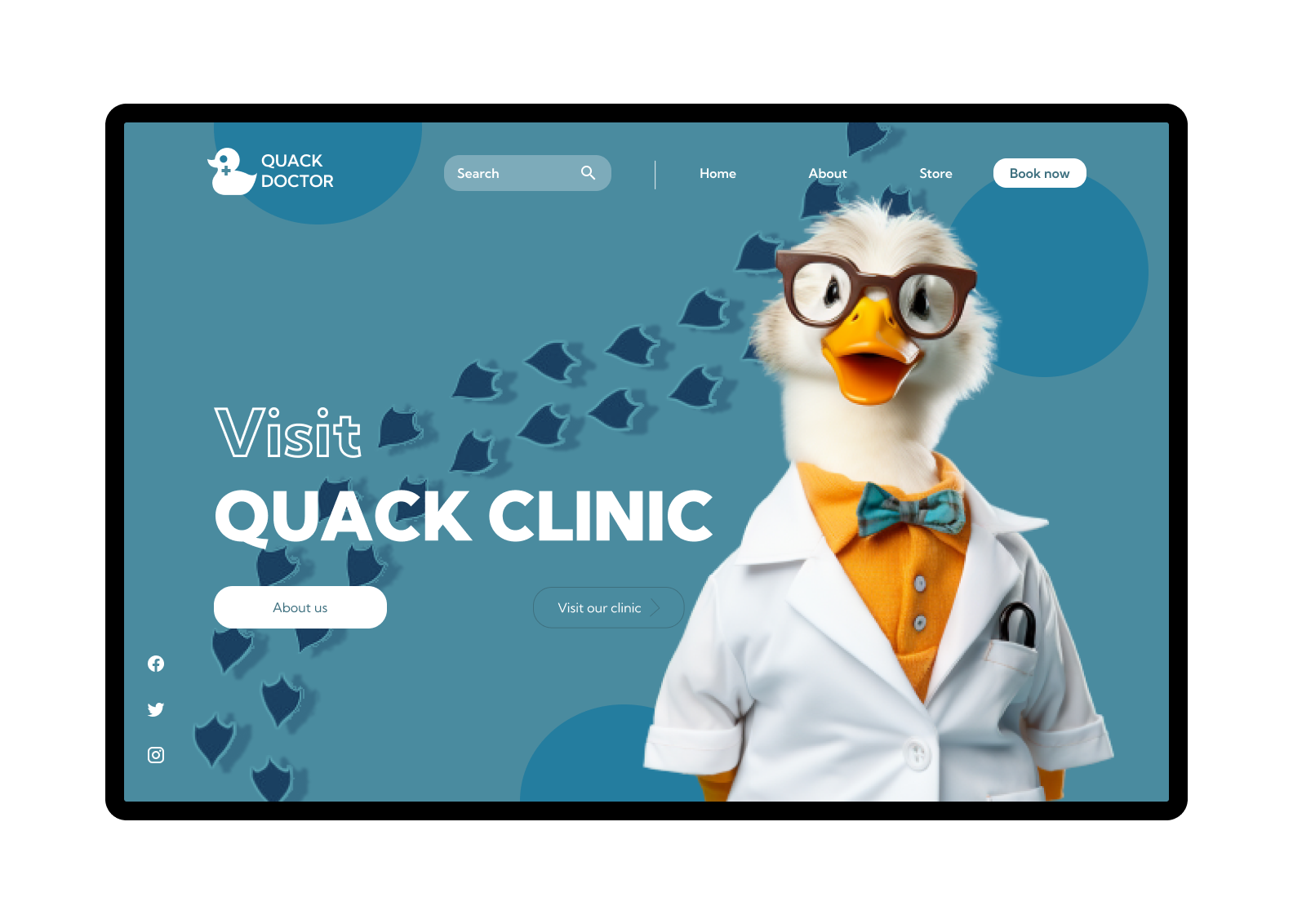 Vet clinic website landing page figma landing page ui ux