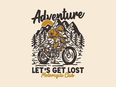 Adventure adventure availabledesign badgedesign design designforsale dirt bikes illustration motocross motorcycle tshirtdesign vintage badge vintage design