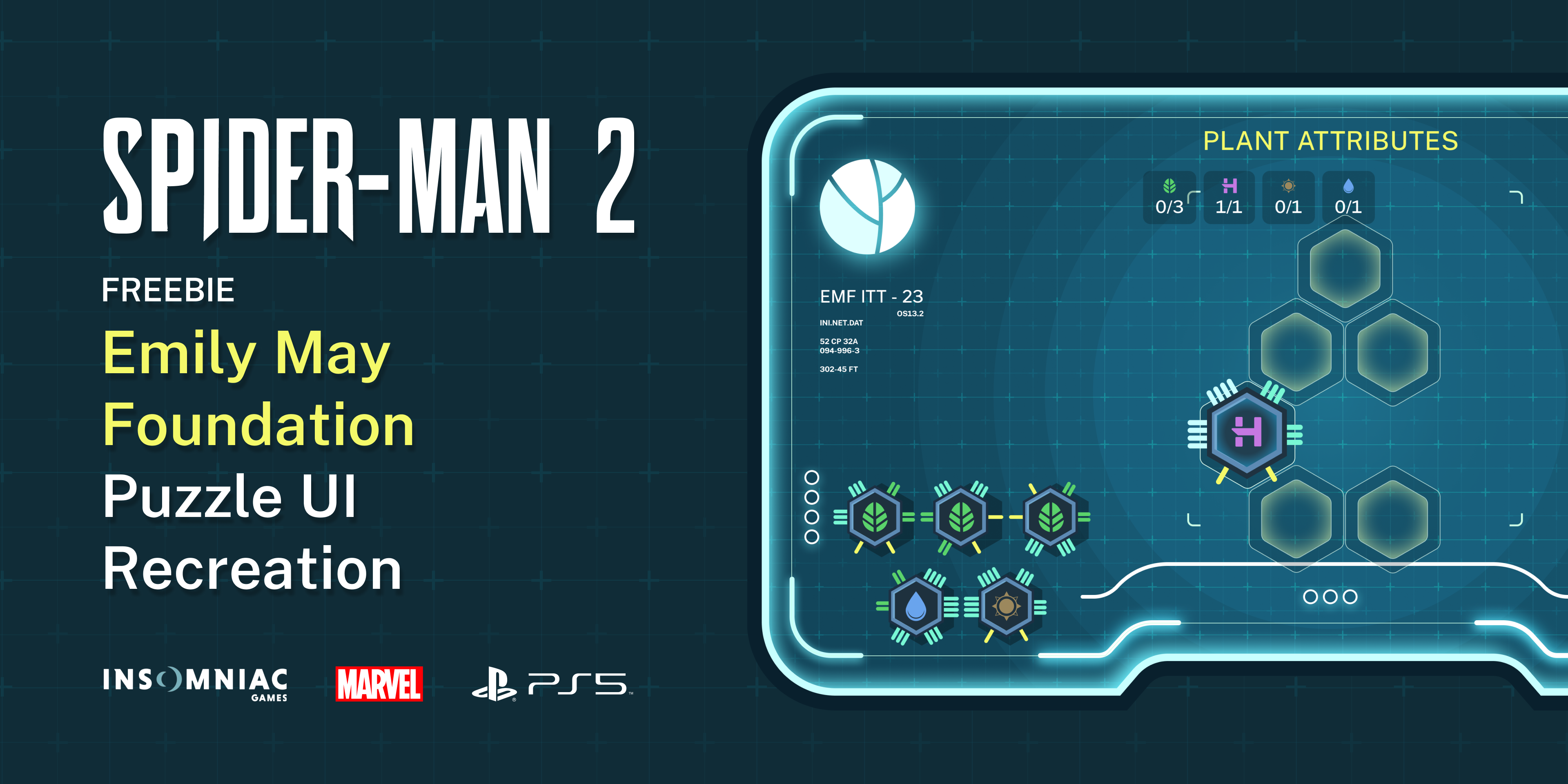 [FREEBIE] - Spider-Man 2 UI Recreation freebie futuristic hud marvel ps5 spider man spiderman ui ui freebie