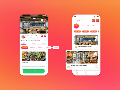Restaurant Reviews Mobile App android app ios app mobile app ui ui design