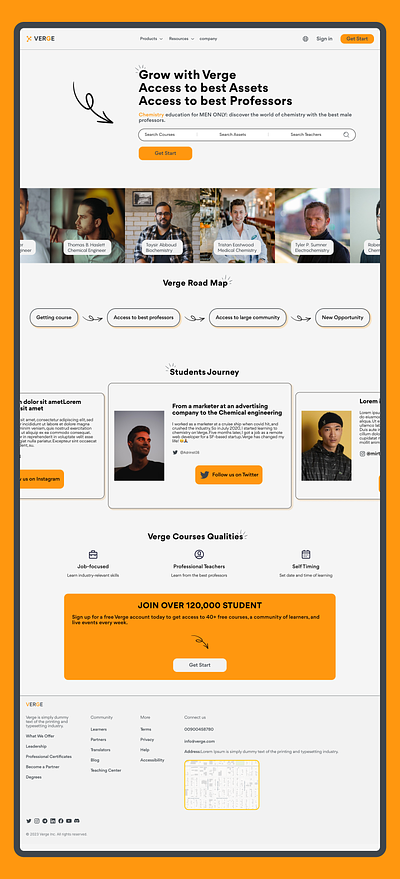 Verge | Chemistry Courses Online 🧪 app branding design designinspiration digitaldesign flatdesign interactiondesign minimalui ui uidesign uidesigninspiration userinterface ux uxui webdesign