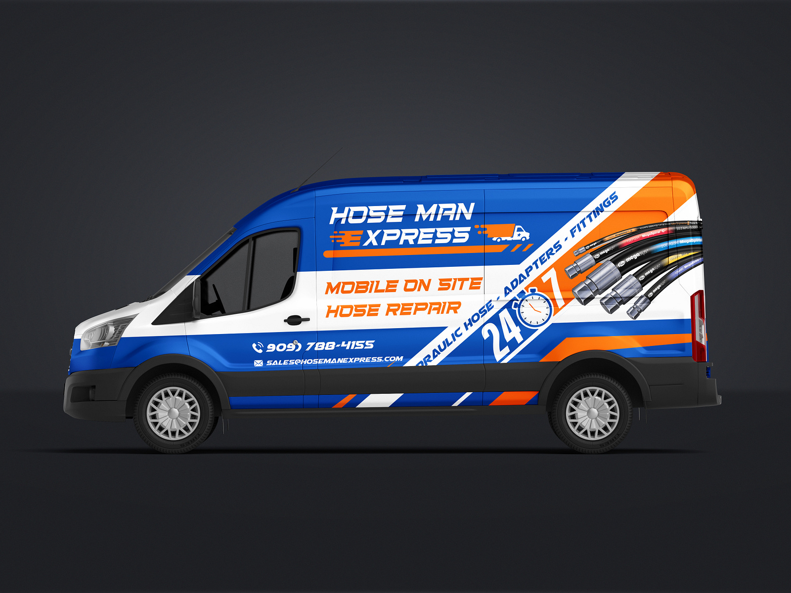 Hoseman Xpress Van Wrap Design | Vehicle wrapping by Masud Parvej on  Dribbble