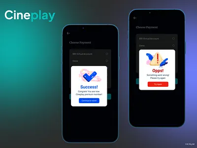 Flash message "Error & Success" dailyui designer figma flash message mobile app mobile app designer mobile apps social media streaming app ui ui design ui design challenge ui designer ui exploration ui explore ui inspiration ui ux design ui ux designer ux ux designer