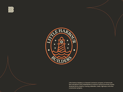 Little harbour builders brand branding builders construction dailylogochallange design harbour identity design logo logo ideas logocore logotype mascot logo real estate retro logo sea serif logo star logo ui vintage logo