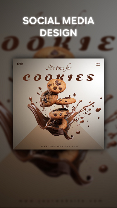 Cookies ( Social media design) design design poster graphic design instagram post poster poster design social media social media design