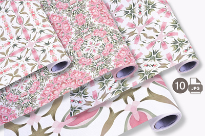 Seamless Pattern Designs abstarct abstract pattern background botanical illustration floral design illustration