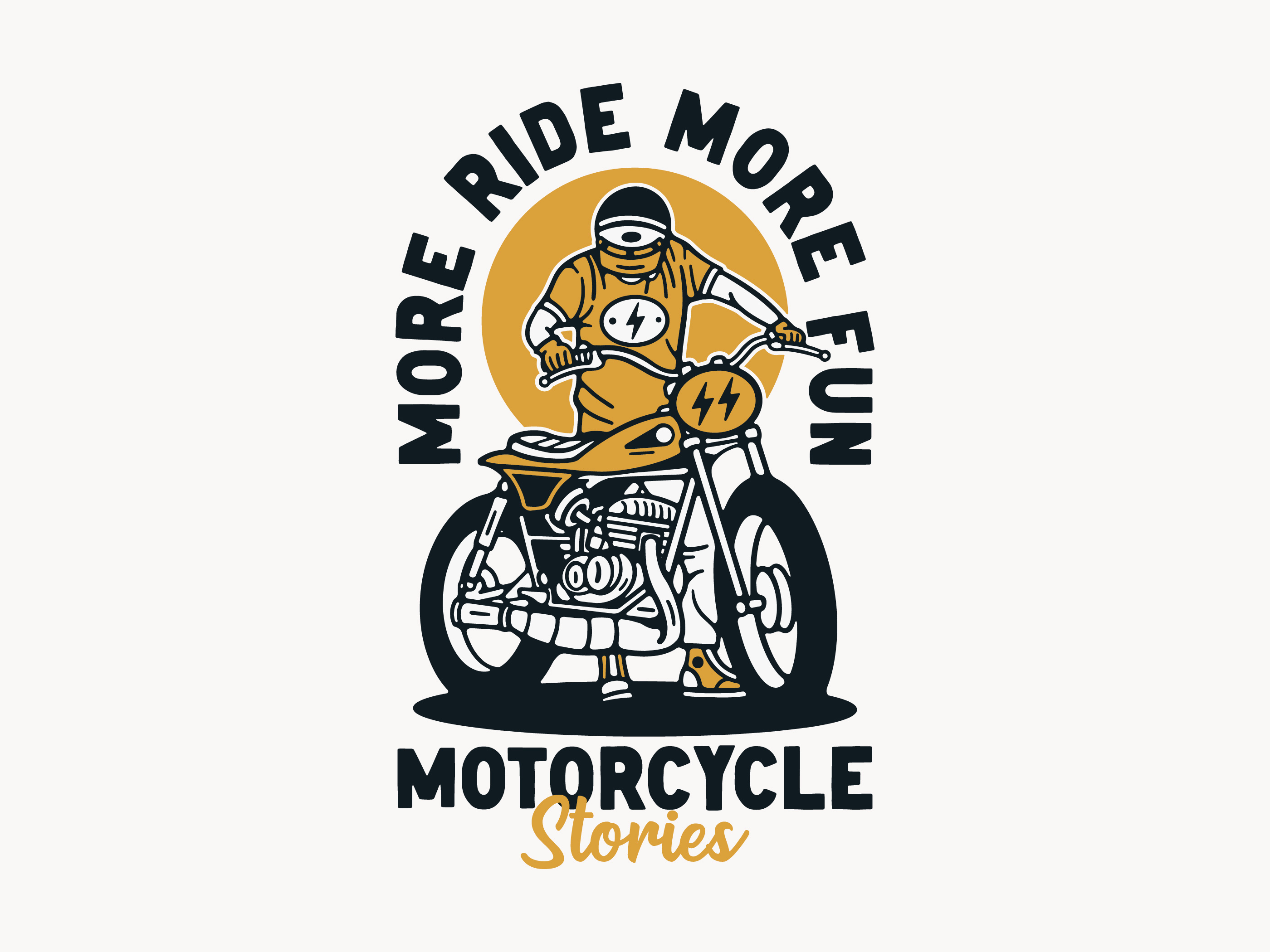Motorcycle Stories availabledesign badgedesign design designforsale illustration tshirtdesign vintage vintage badge vintage design vintage motorcycle