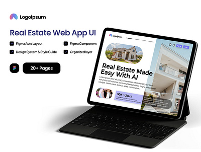 Real Estate Web App UI application branding graphic design ui ui ux webappdesign webdesign website