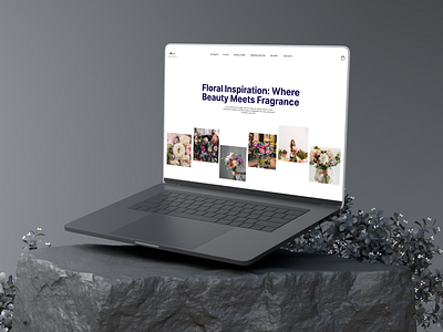 Website design for a flower store design minimalism ui uiux ux web webdesign