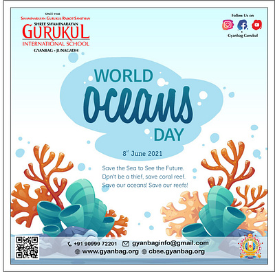 World Oceans Day (Social Media Post) graphic design