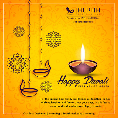 Happy Diwali (Social Media Post) graphic design