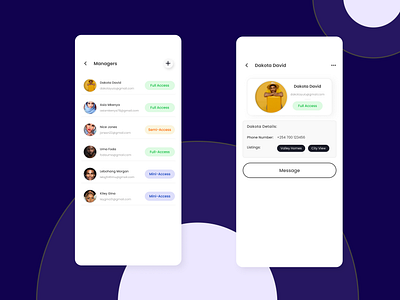 View Managers Mobile App UI 3d animation appui colorscheme dashboard dataanalysis design dribbbledesign elegantdesign figma graphic design mobile mobiledesign mobileui ui uiinspiration uiprototyping userfriendly userinterface ux