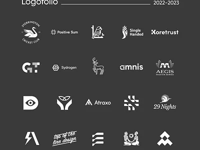 Logofolio 2023 brand identity branding brands crypto icon identity logo logo agency logo collection logo design logo designer logo marks logo portfolio logofolio logomark logos minimal monogram portfolio