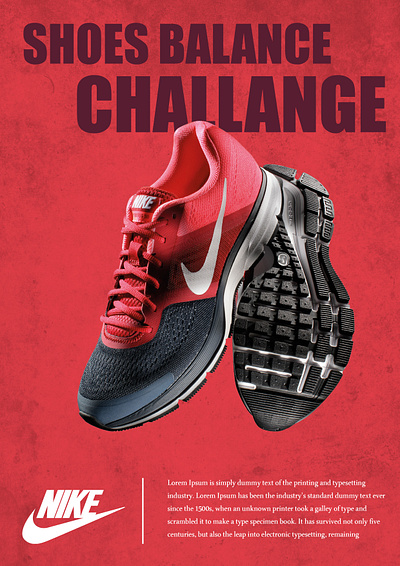 Shoes Balance Challange graphic design