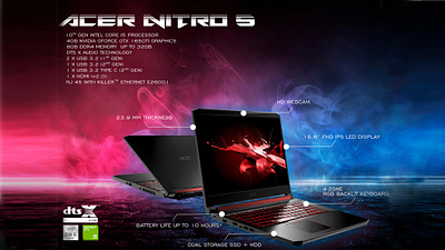 Acer Nitro 5 graphic design