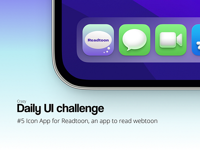 Daily UI Challenge #5 Icon App app icon dailyui ui design ux design