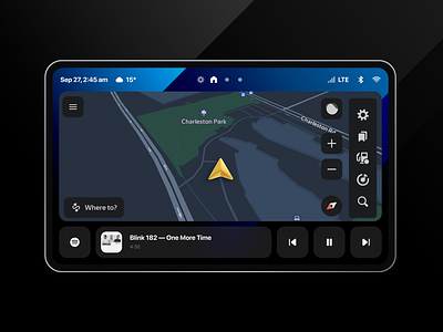 Car Launcher android app auto car launcher mobile tablet ui ux