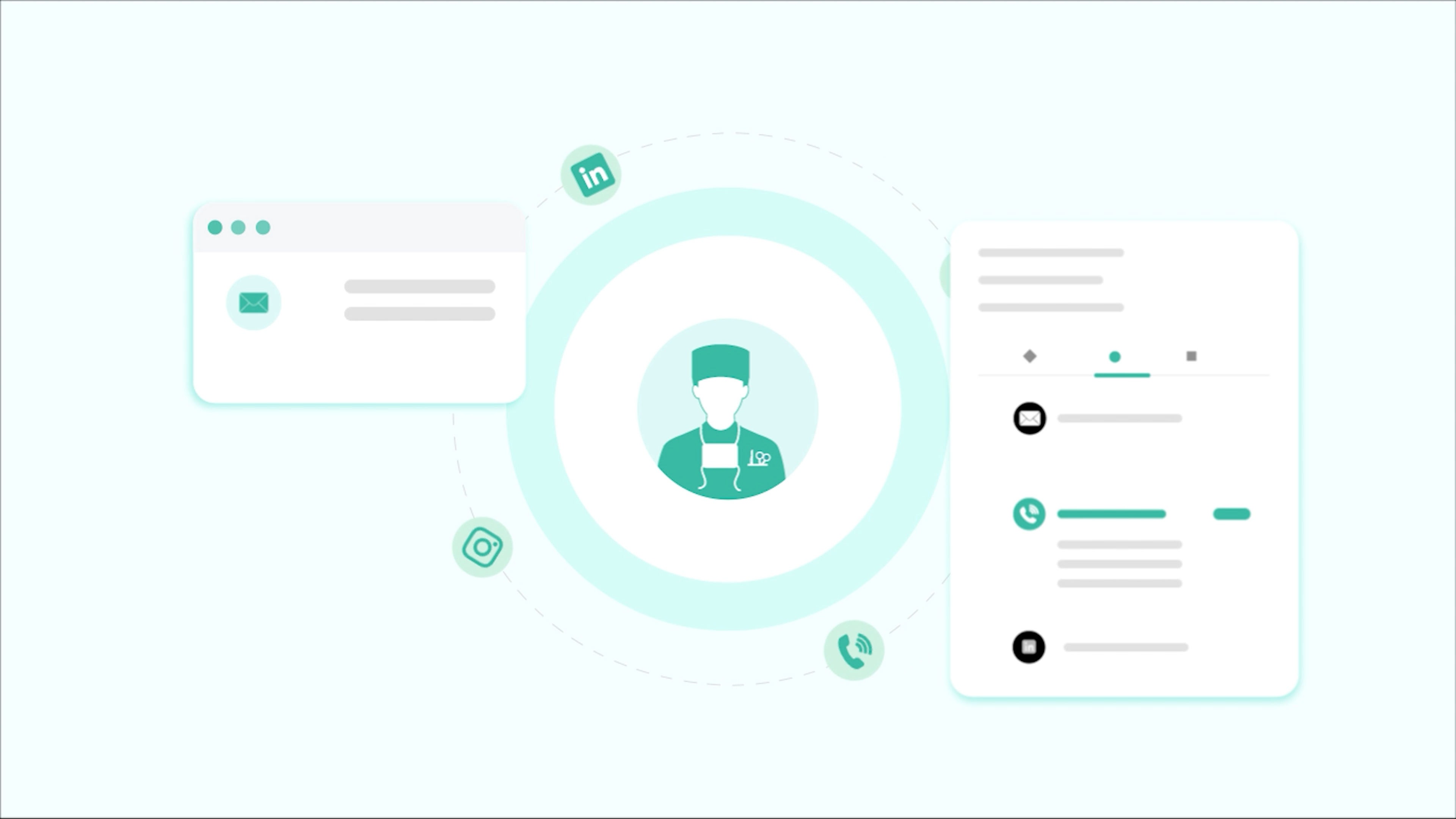 Profile Template UI Animation animation branding contact information identity motion motion graphics pageinformatiojn ui uianimation uidesign