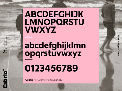Cabrio — Type Family design font fonts hvd sans sanserif typedesign typeface typefamily typography