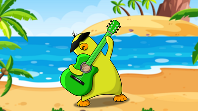 Cartoon duck playing a guitar adobeillustrator animals art artwork cartoon cartoonart cartooncharacter cartoons characterdesign cool digitalart duck ducks fanart funny guitar illustration illustrator vector vectorart