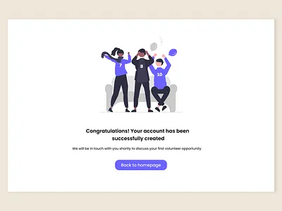 Congratulations Page creativedesign dailyuichallenge dribbbleshowcase figma responsivedesign ui uiux ux webdesign