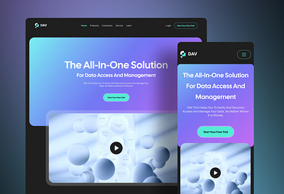 Saas landing page | Data management Tools branding design e commerce saas graphic design landing page product design product hunt saas saas landing page saas software saas web design software startup ui ui ux ux web design website deisgn