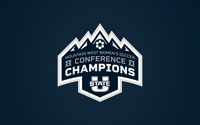 Utah State Conference Championship Logo branding championship graphic design logo mountain soccer sports