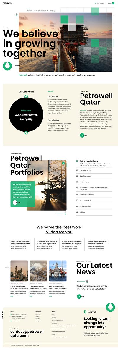 Petrowell Gasline branding graphic design motion graphics ui