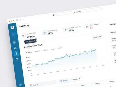 SaaS Dashboard - Inventory figma product design saas ui design user experience ux ux design webapp webappdesign