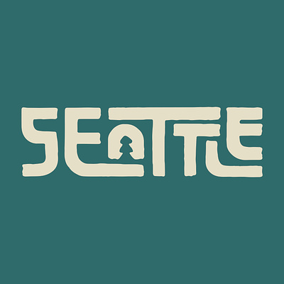 seattle branding design graphic design icon icons illustration logo logotype nature northwest pacific pnw seattle texture type typography vector