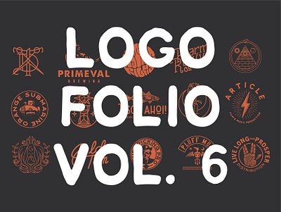 Logo Folio Vol. 6 black and white collection graphic design graphic designer hand drawn illustrator logo logo design logo designer logodesign logofolio logomark logos logotype mascot portfolio retro vector vintage wordmark