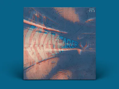 Wayfarer Vinyl Artwork abstract album art album artwork album cover graphic design music packaging packaging design sci fi vinyl vinyl cover