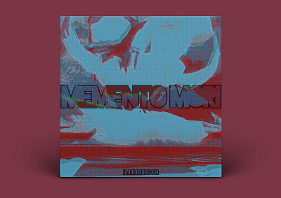 Memento Mori Vinyl Cover abstract album art album artwork album cover graphic design halftone music pattern vinyl vinyl cover